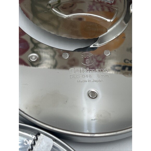 8 Piece Cuisinart Food Processor Replacement DLC-7 Disc Set DLC-070 Original Box - Picture 9 of 11